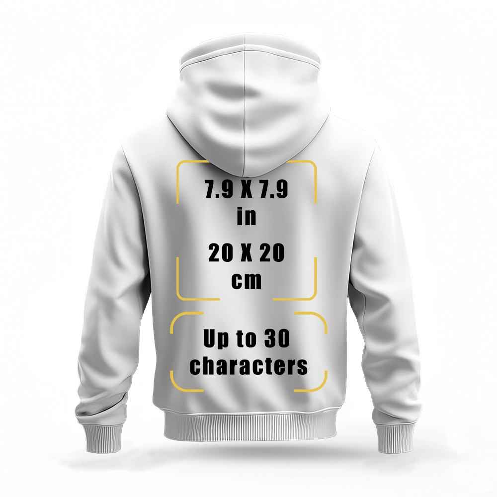 Custom QR Print Hoodie