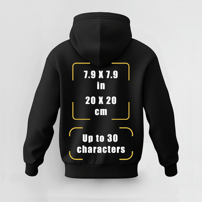 Custom QR Print Hoodie