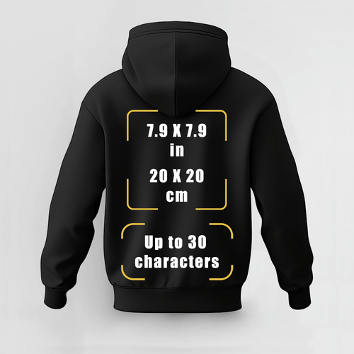 Custom QR Print Hoodie