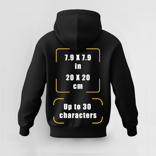 Custom QR Print Hoodie