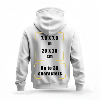 Custom QR Print Hoodie