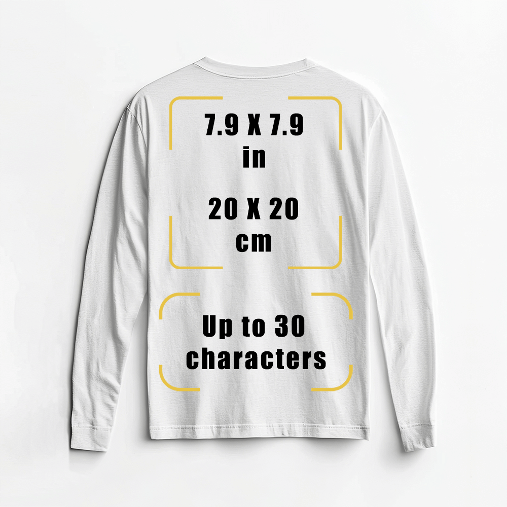 Custom Long Sleeve QR Print Sleeve