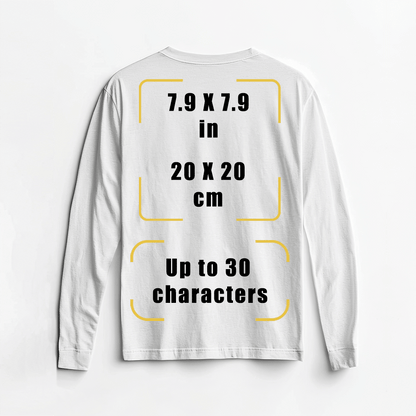 Custom Long Sleeve QR Print Sleeve